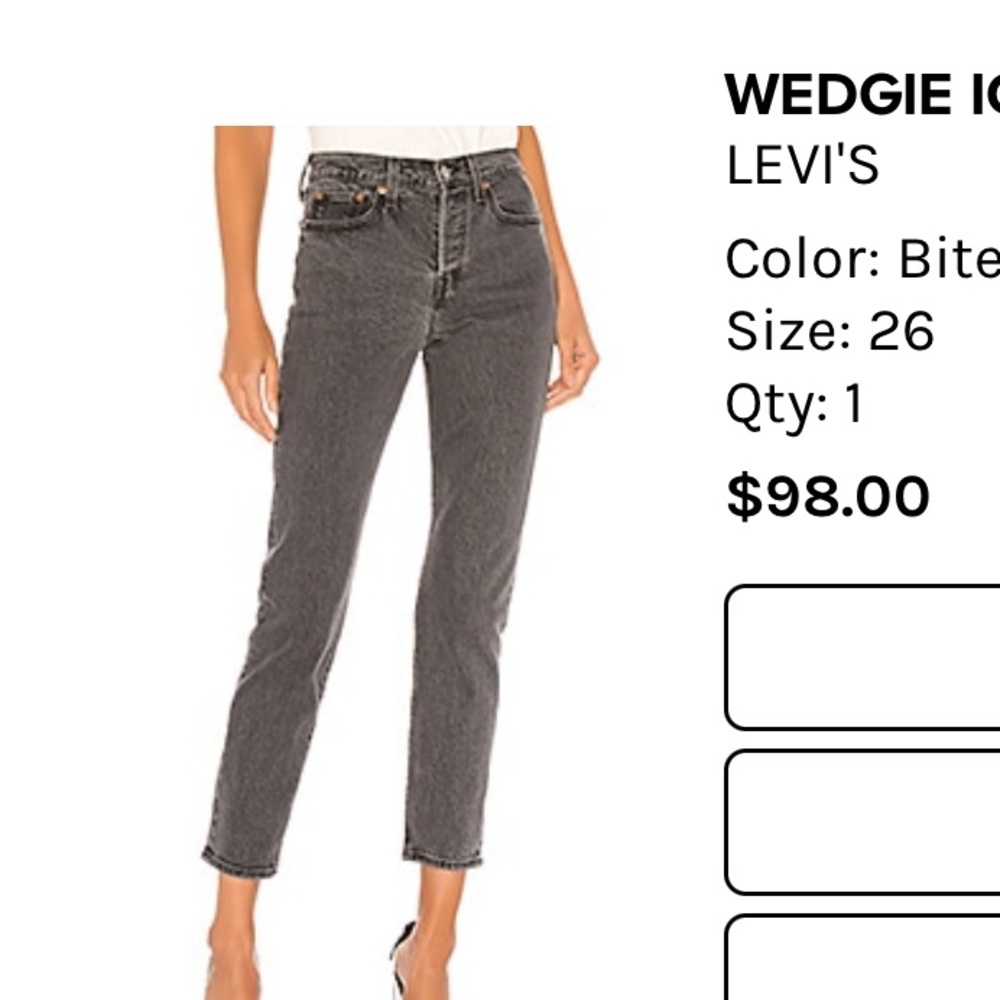 Levi’s wedgie icon size 26